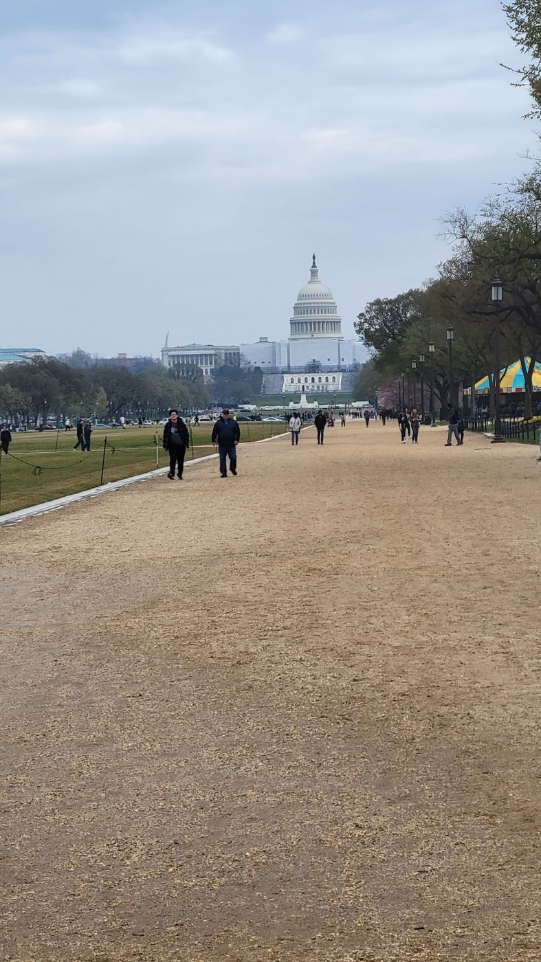 The U.S. Capitol during the national finals trip