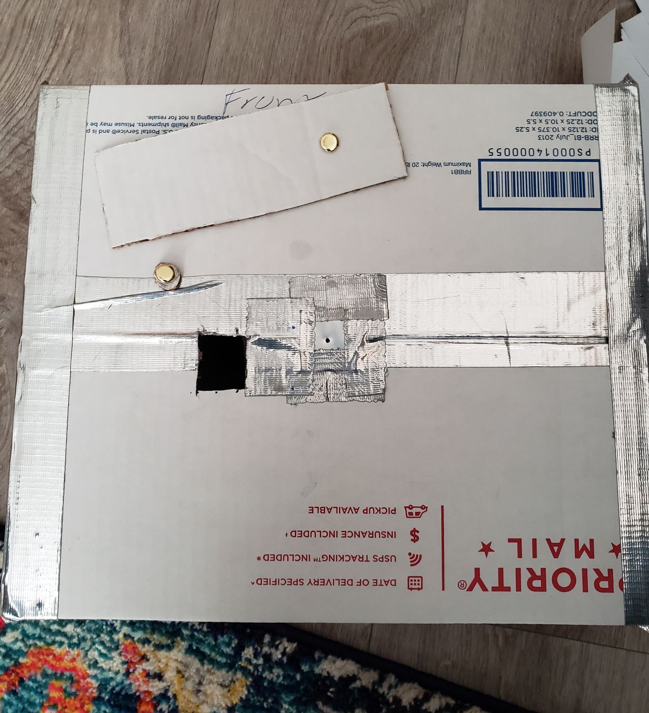 Finished pinhole camera